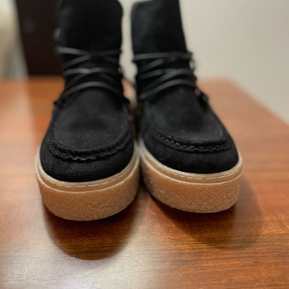 ✨HUSH PUPPIES ✨ Women Size 7.5 LEATHER Bridget Chukka boots GREAT CONDITION - Picture 2 of 5